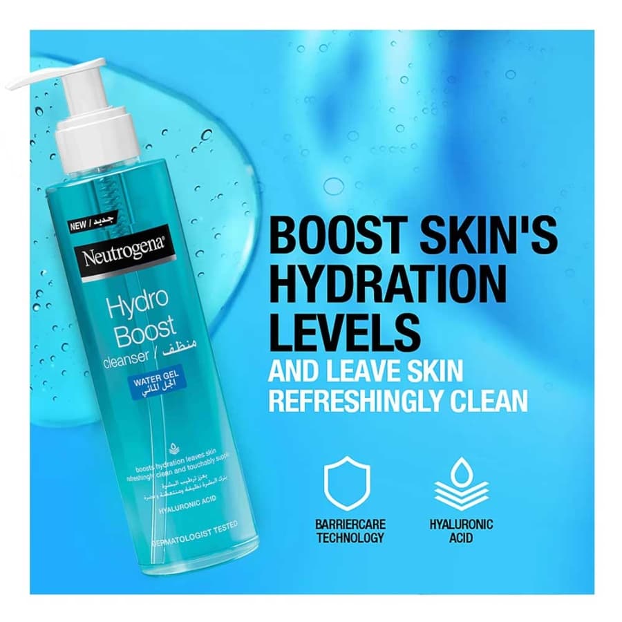 ژل شستشوی صورت Hydro Boost نوتروژینا 200ml