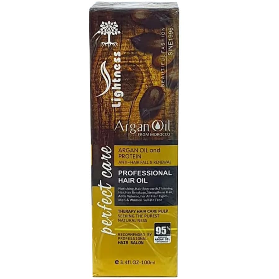 شامپو فاقد سولفات روغن آرگان و پروتئین لایتنس 900ml